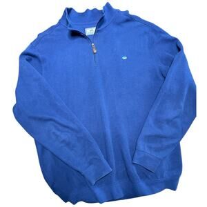 Southern Tide 100% Cotton Quarter Zip Long Sleeve Pullover XL